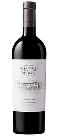 2022 cabernet franc chateau st jean bottle shot