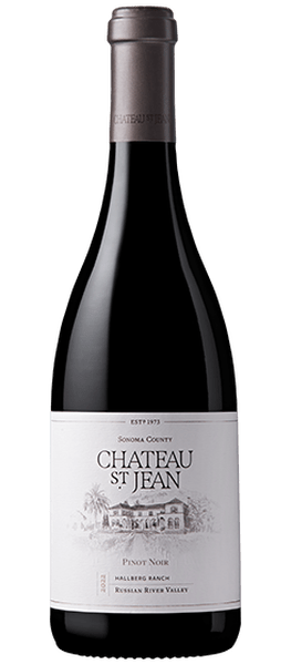 halberg ranch pinot noir chateau st jean bottle shot
